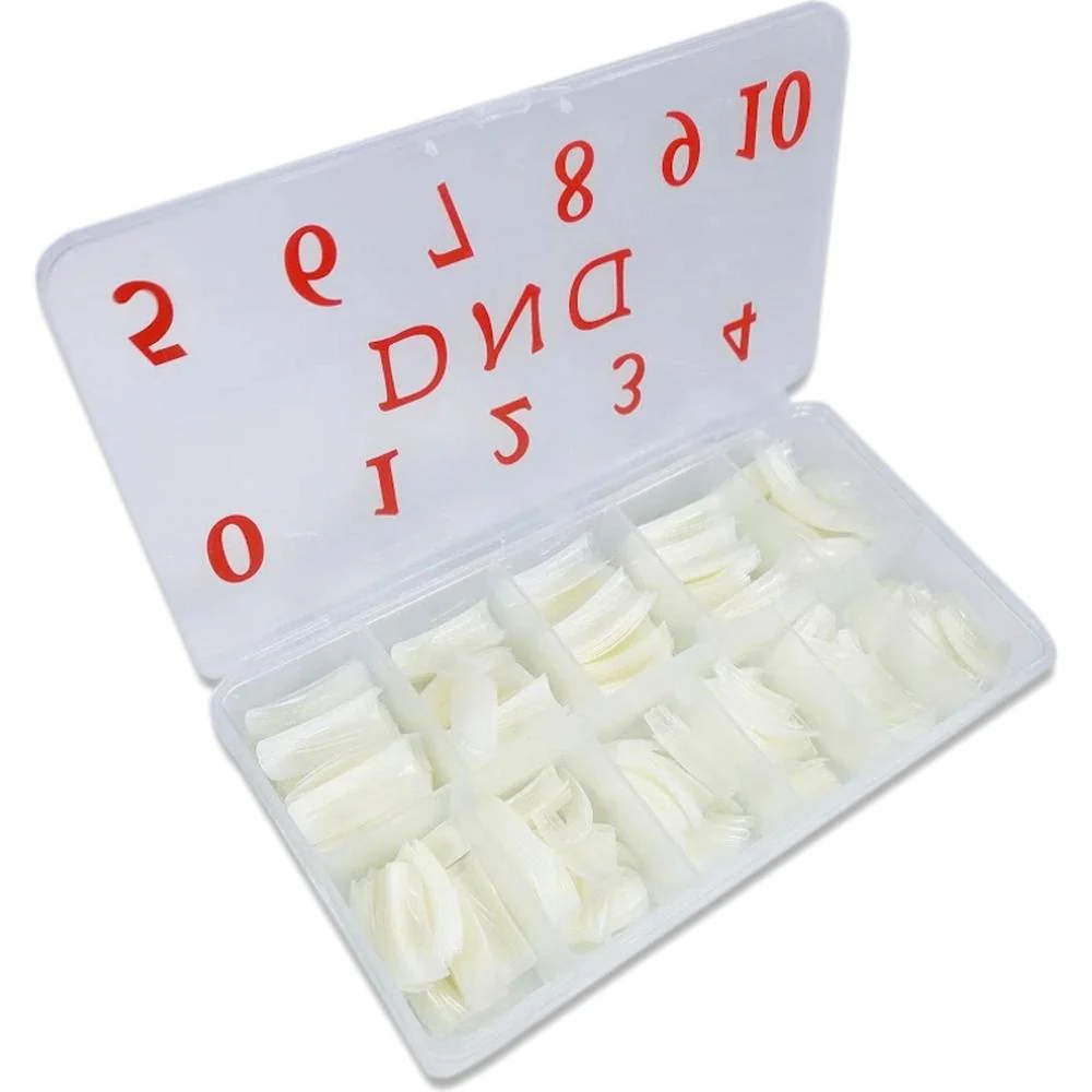 DND Natural Tip Box of 550 Pieces Included Size 0 To 10