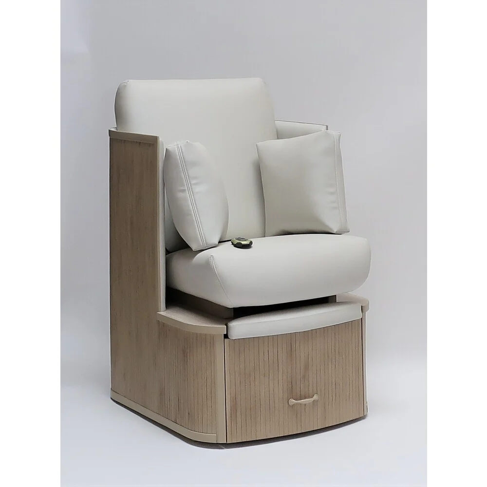 Dorset Plumbed Pedicure Chair / Pedicure Spa Chair with Plumbing by Belava - Image 4