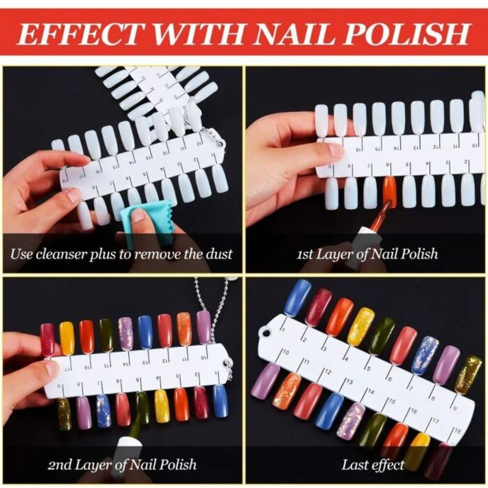 Double Layer Nail Color Displays 36 Tips - Image 2