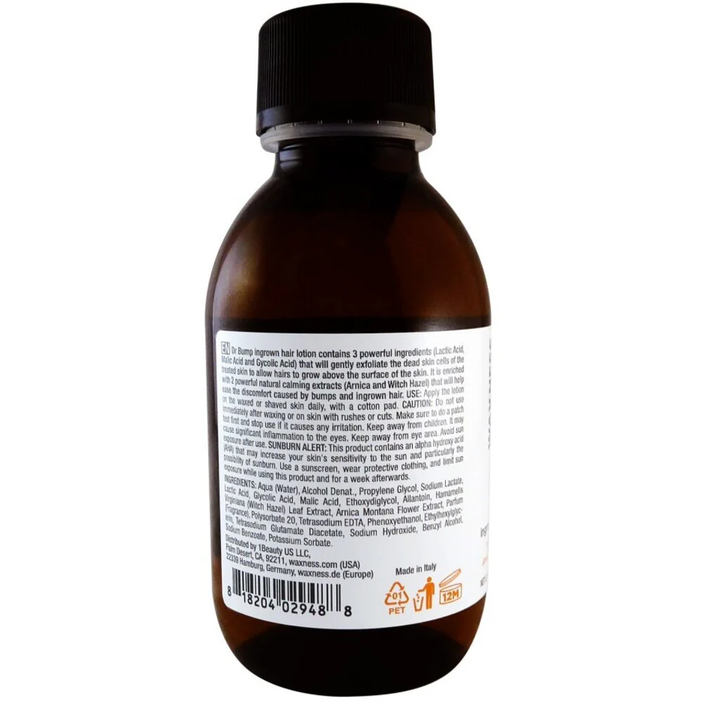 Dr. Bump Ingrown Hair Lotion / Arnica + Witch Hazel / AFTER WAX CARE / Case of (10 Units) - 5.1 fl oz. - 150 mL. Each - Image 2