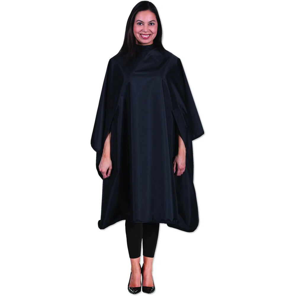 Easy Access Chemical Cape - Chemical Proof and Waterproof / 54" X 58" by Salonchic