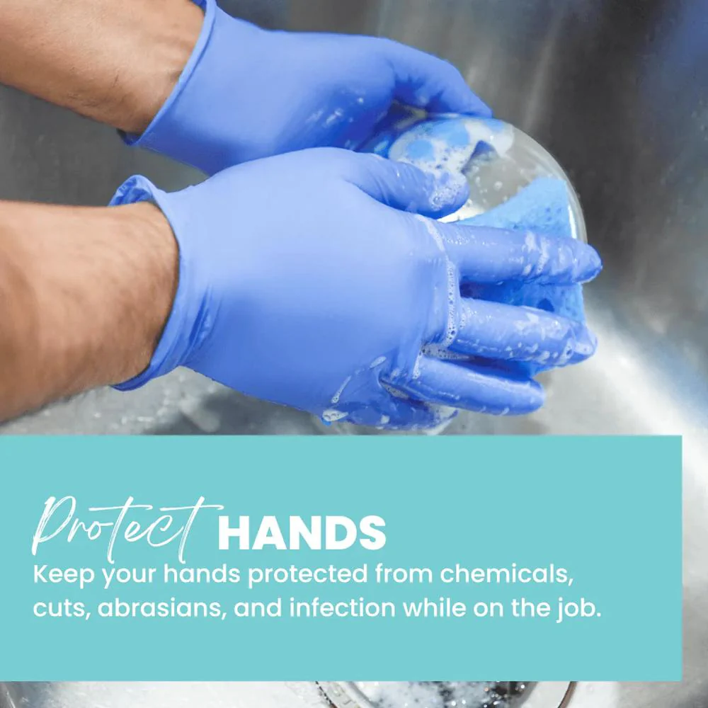 Eco Gloves Biodegradable Nitrile - Black - Medium / 100 Count - Image 4