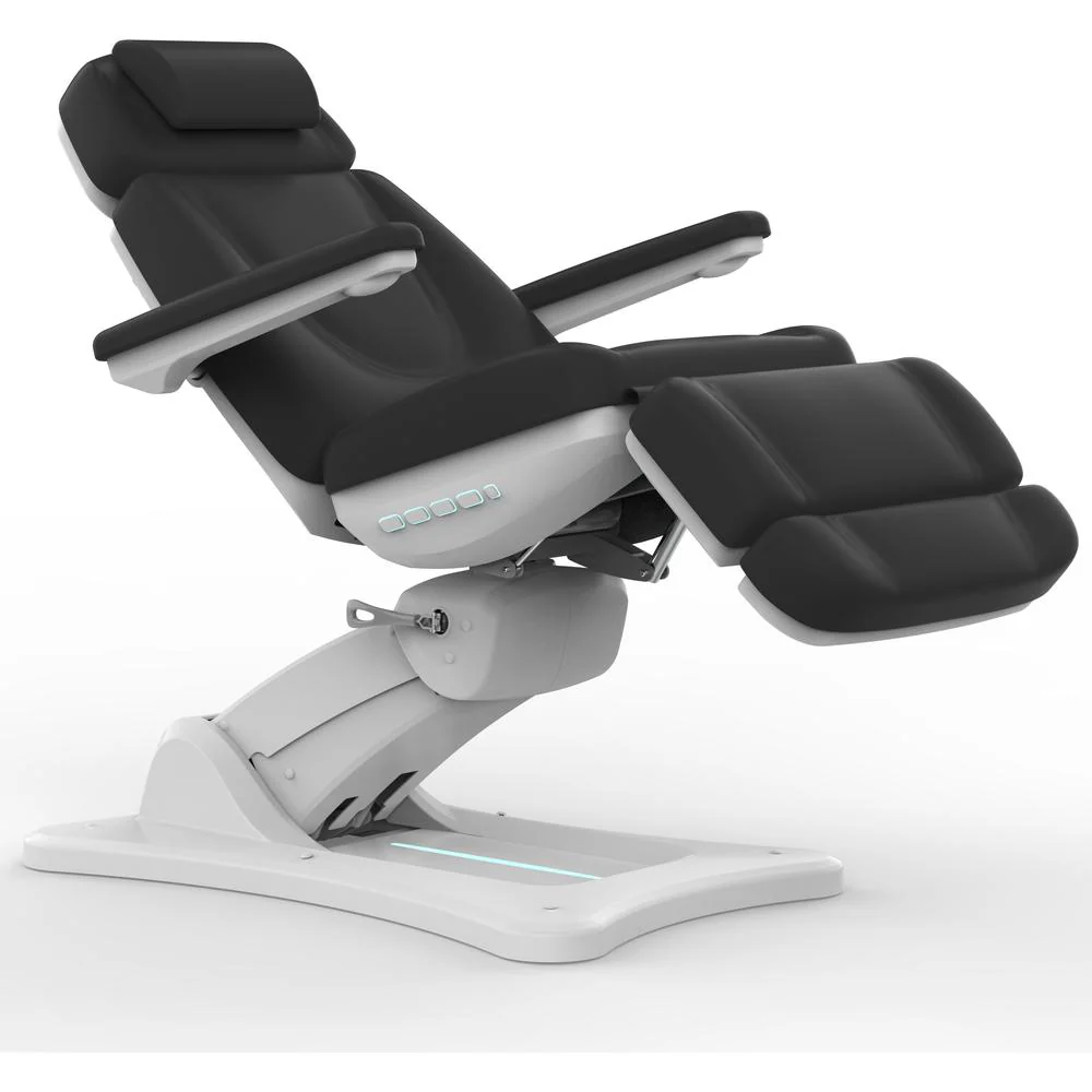 Emelie II Deluxe 4-Motor Medical Spa Chair / Rotates 240 Degrees / Dark Grey