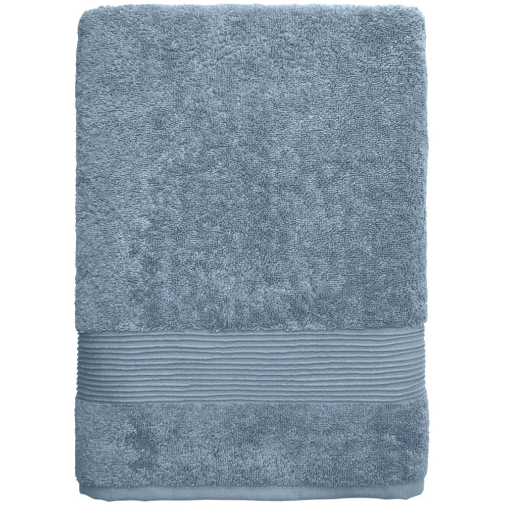 Essence Collection Luxurious Bath Sheet / 36" X 66" / Dusty Blue / 1 Dozen by The Turkish Towel Company