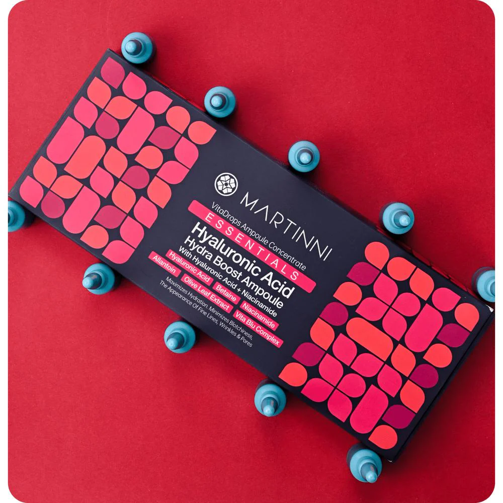 ESSENTIALS Hyaluronic Acid Hydra-Boost Ampoules / Each Ampoule = 0.17 oz. - 5 mL. / 10 Ampoules Per Box X 2 = 20 Ampoules Total by Martinni - Image 3