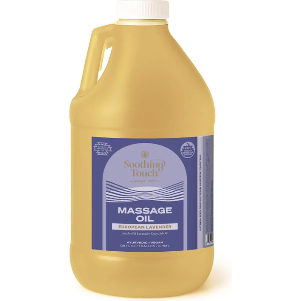 European Lavender Herbal Therapy Massage Oil / 1 Gallon by Soothing Touch