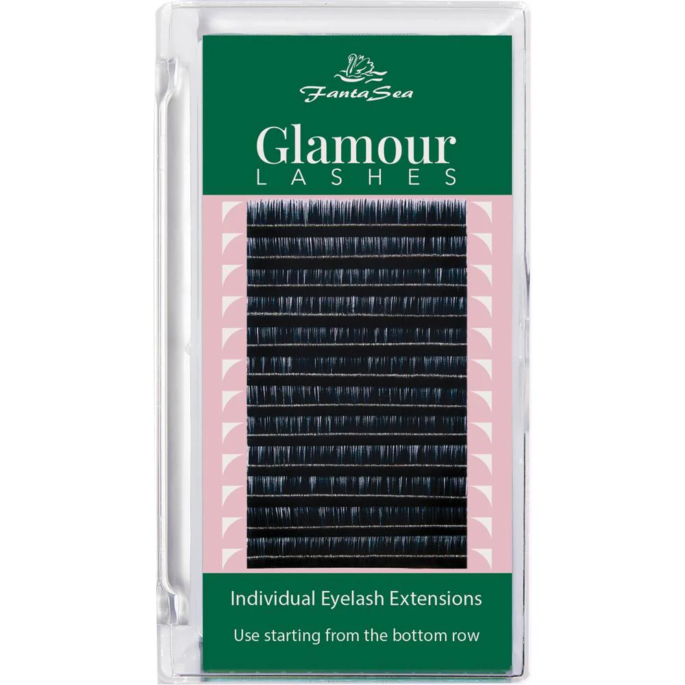 Fantasea - Glamour Individual D Curl Lashes - 11mm L/12mm Thick - Image 2
