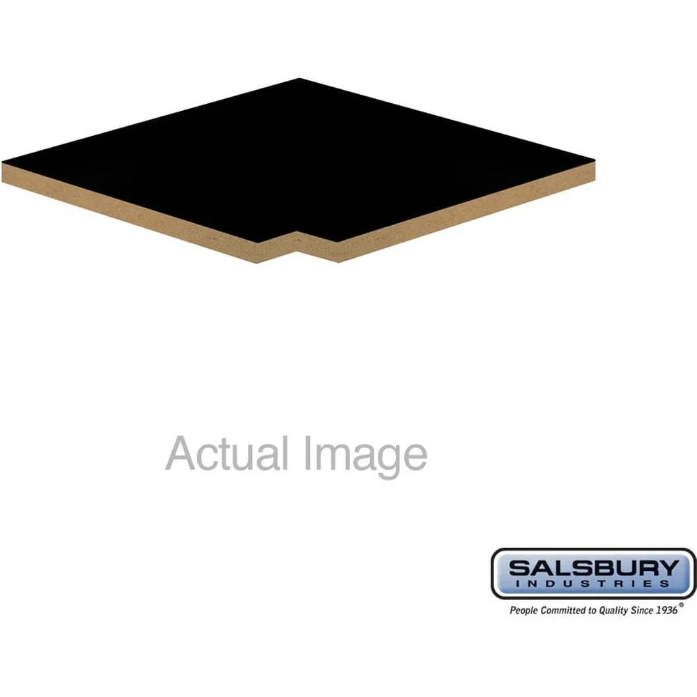 Flat Top Filler - Corner - for 15 Inch Deep Designer Wood Locker by Salsbury - Image 3