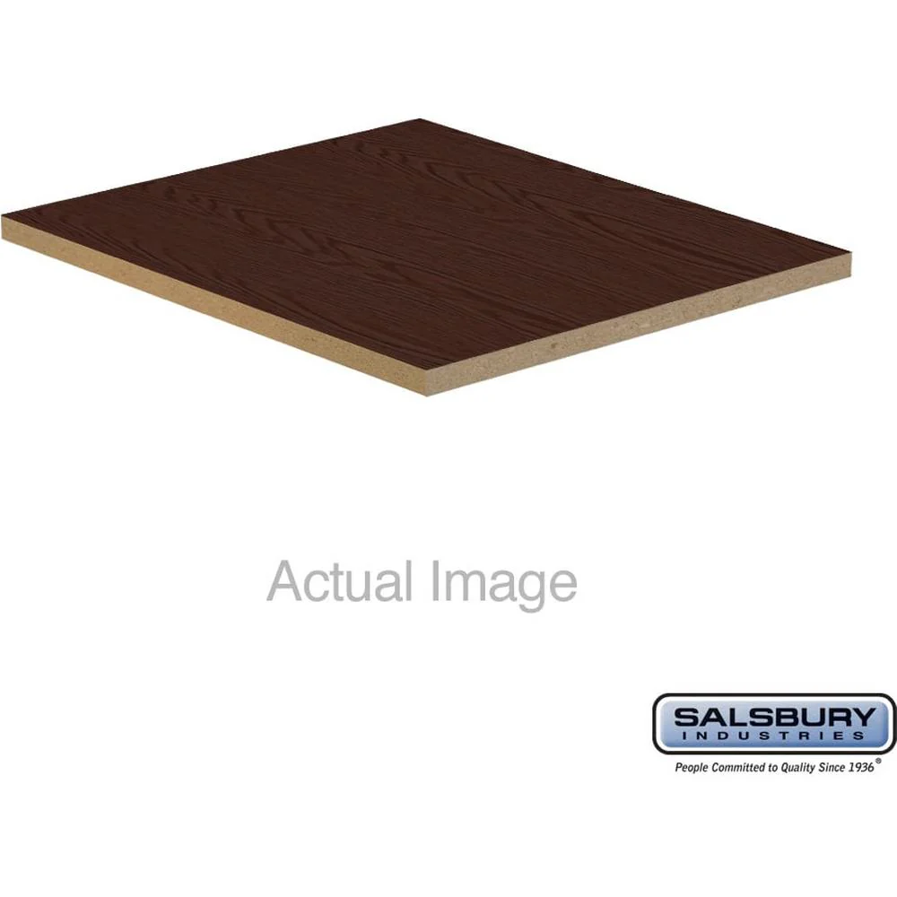 Flat Top Filler - In-Line - 15" Wide - for 18 Inch Deep Solid Oak Executive Wood Locker by Salsbury - Image 3