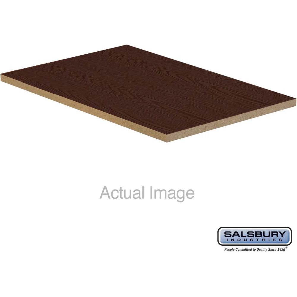 Flat Top Filler - In-Line - 15" Wide - for 24 Inch Deep Solid Oak Executive Wood Locker by Salsbury - Image 3