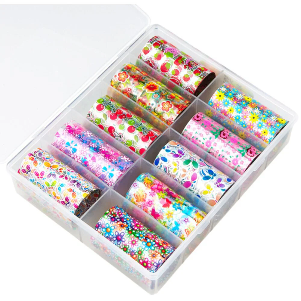 Flower Transfer Foil Nail Art - Pack #3 - Pack