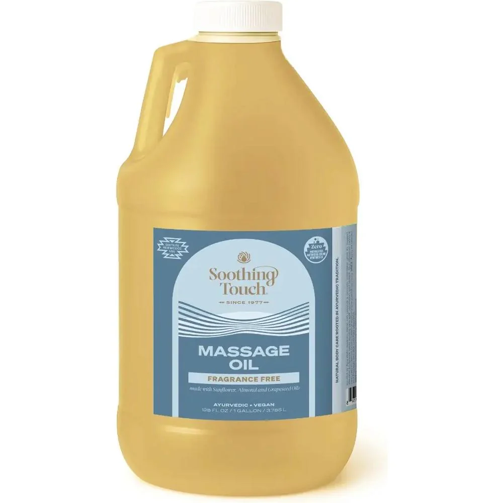 Fragrance Free Herbal Therapy Massage Oil / 1 Gallon by Soothing Touch