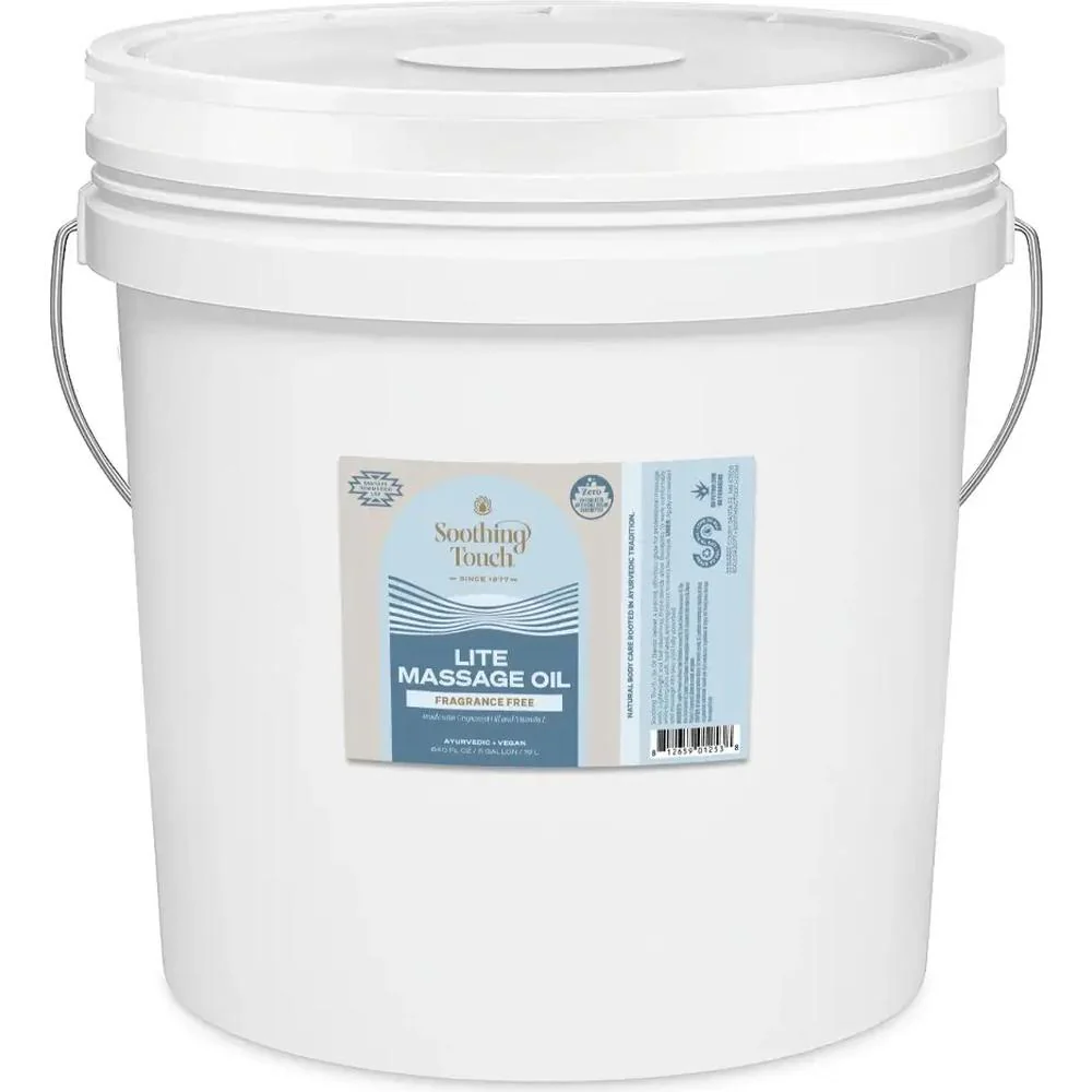 Fragrance Free Lite Herbal Therapy Massage Oil / 5 Gallons by Soothing Touch