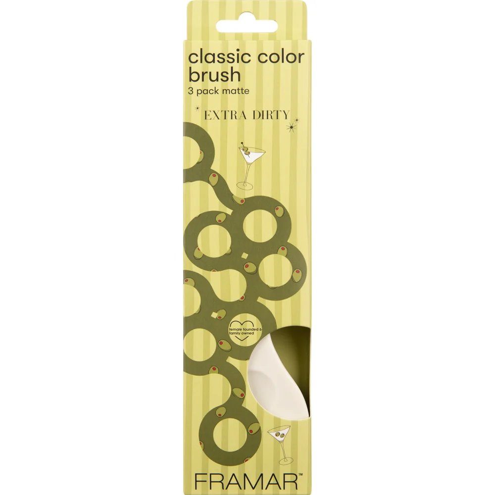 Framar Extra Dirty Classic Color Brush Set - 3 Pack