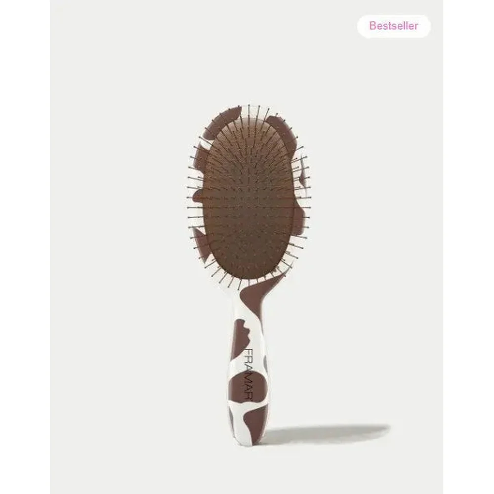 Framar Yeehaw Detangle Brush - Cow Print - Image 4