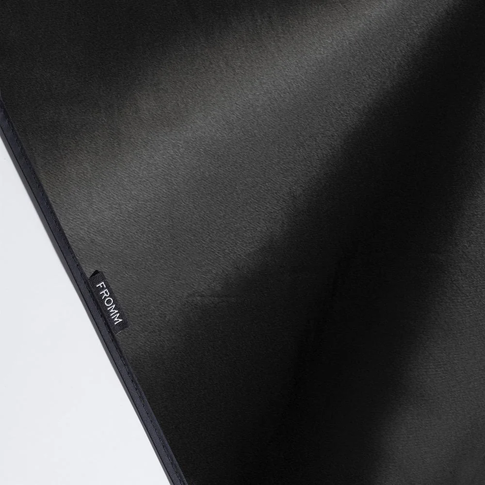 Fromm Apparel Studio Premium Hairstyling Cape - Snap Closure - Gunmetal / 58"L x 44"W - Image 4