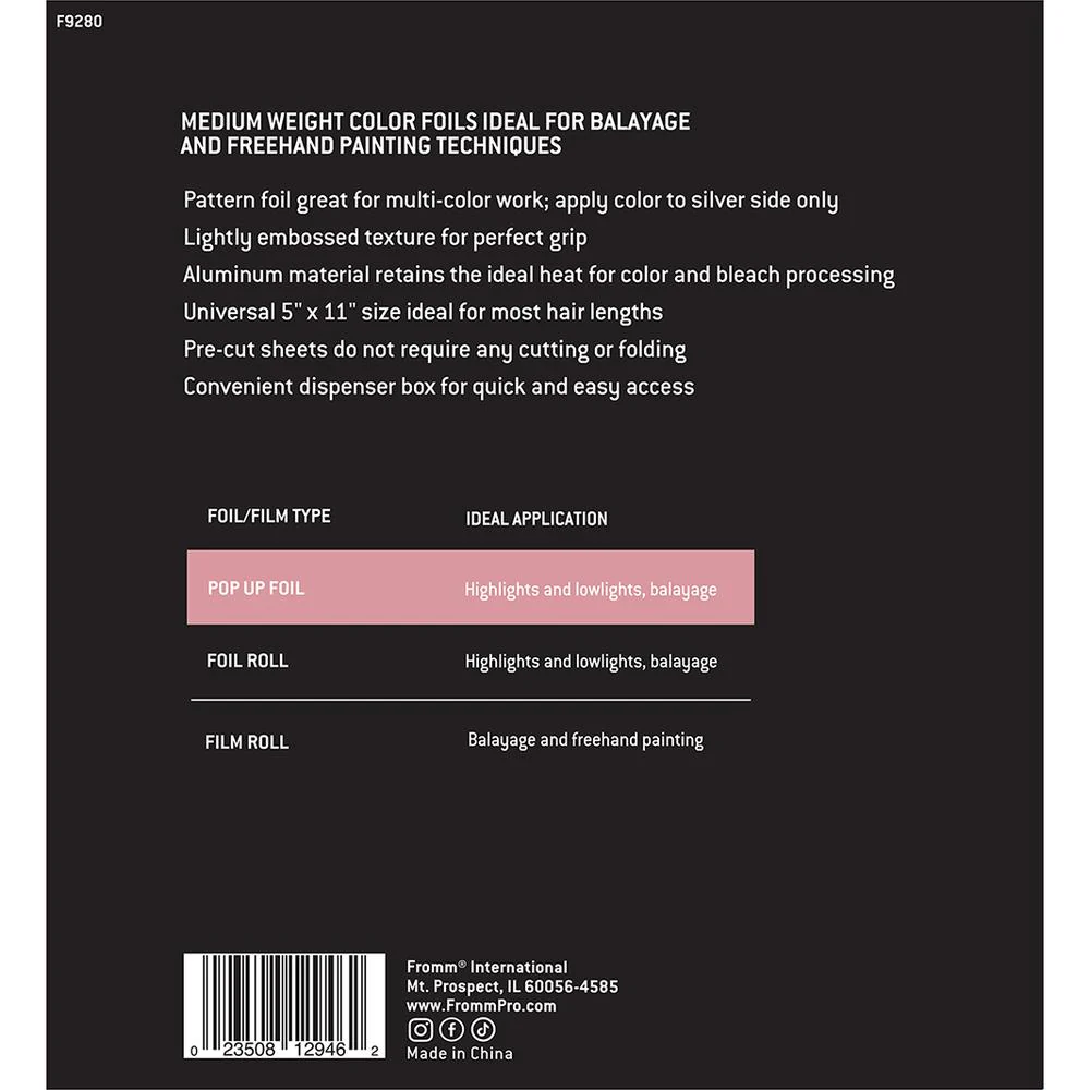 Fromm Color Studio Petals Pop-Up Foil 5" x 11" / 500 Pack - Image 4