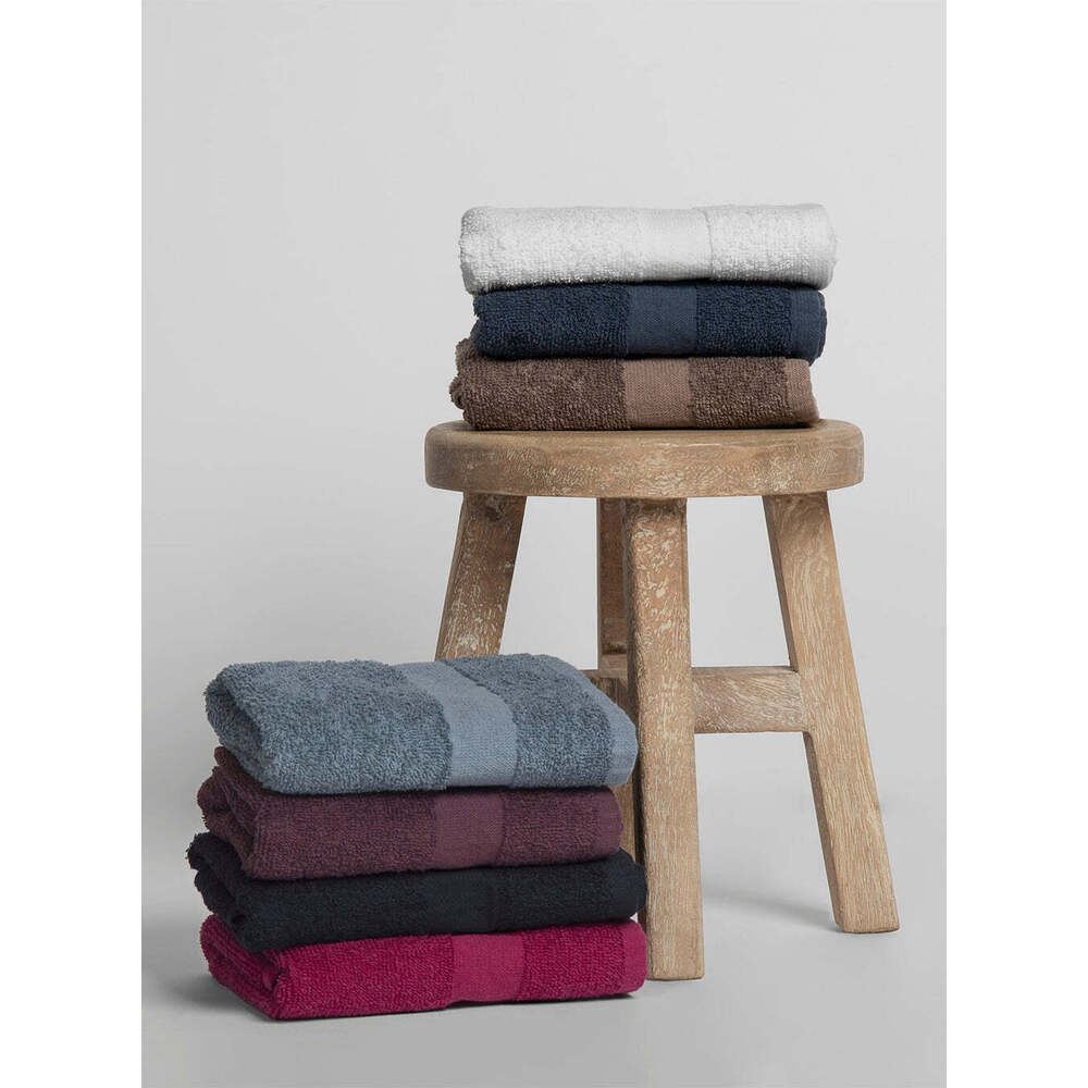 Fromm Color Studio Safe Stain Resistant Towels - 100% Pure Cotton - 16" X 29" / 6 Pack - BLACK - Image 2