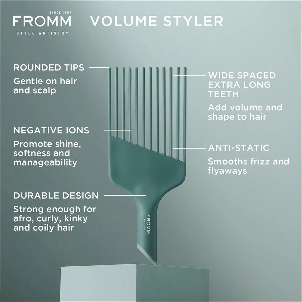 Fromm Curl Studio Volume Styler Hair Pick Comb - Image 2