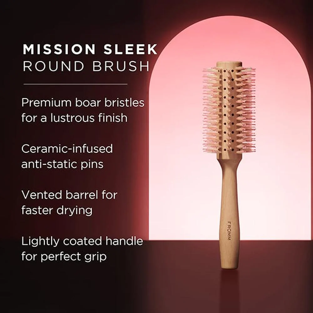 Fromm Mission Sleek Wood Brush - Medium - Image 3