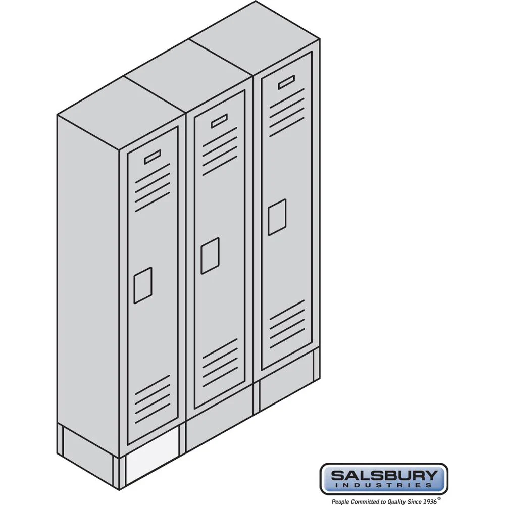 Front Base - for 18 Inch Wide Lockers by Salsbury - Image 2