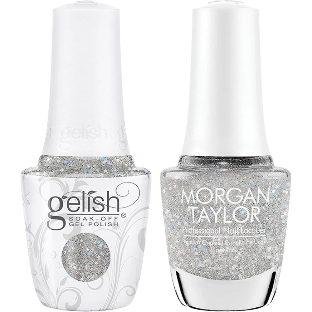 Gelish & Morgan Taylor Duo - Floral Wonderland - Crystal Snowdrop / 0.5 oz. Each