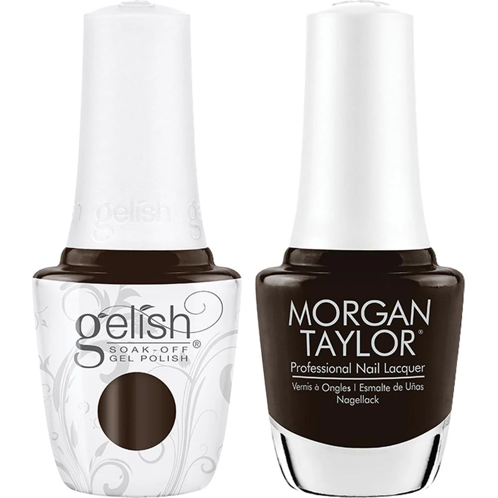 Gelish & Morgan Taylor Duo - Floral Wonderland - Dark Empress / 0.5 oz. Each