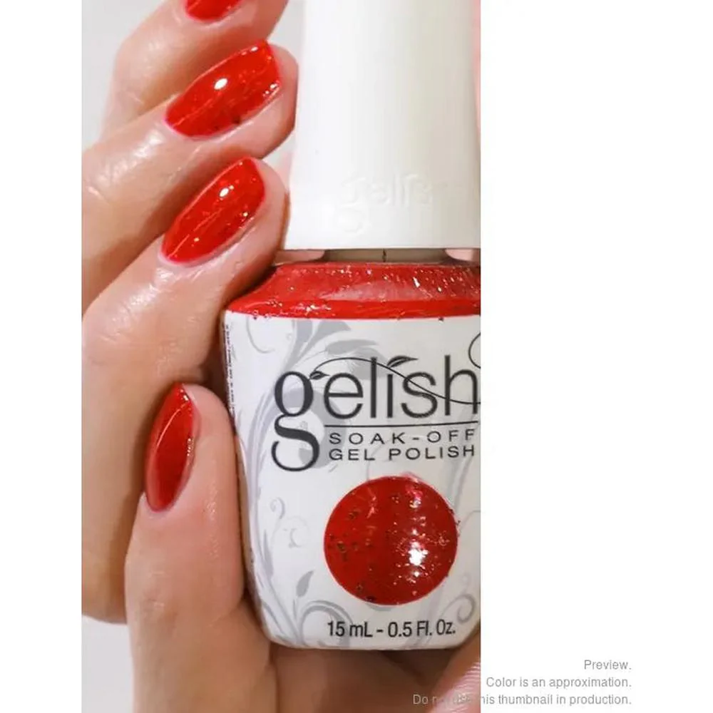 Gelish & Morgan Taylor Duo - Floral Wonderland -Poinsettia Stardust / 0.5 oz. Each - Image 6