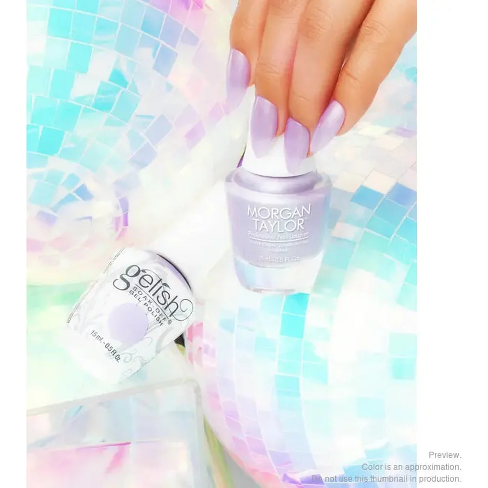 Gelish & Morgan Taylor Duo - Lucidly Lavendar / 0.5 oz. - Image 3
