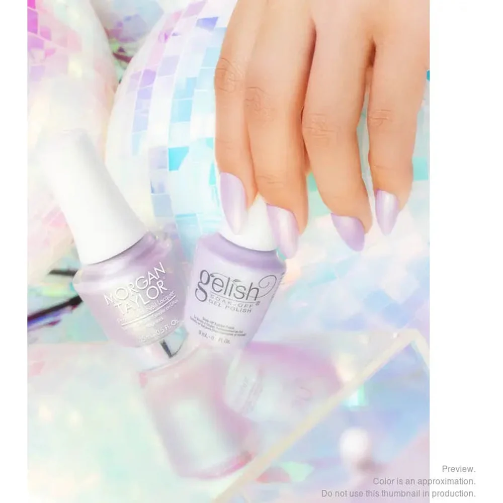Gelish & Morgan Taylor Duo - Lucidly Lavendar / 0.5 oz. - Image 4