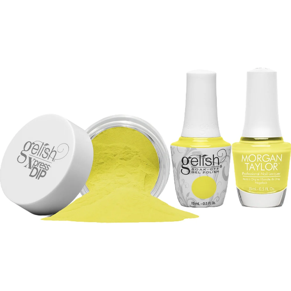 Gelish & Morgan Taylor Trio - Keep It Juicy - Lemon Drop Lush - Image 4