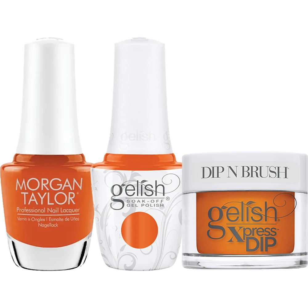 Gelish & Morgan Taylor Trio - Keep It Juicy - Miss Sweet Cheeks