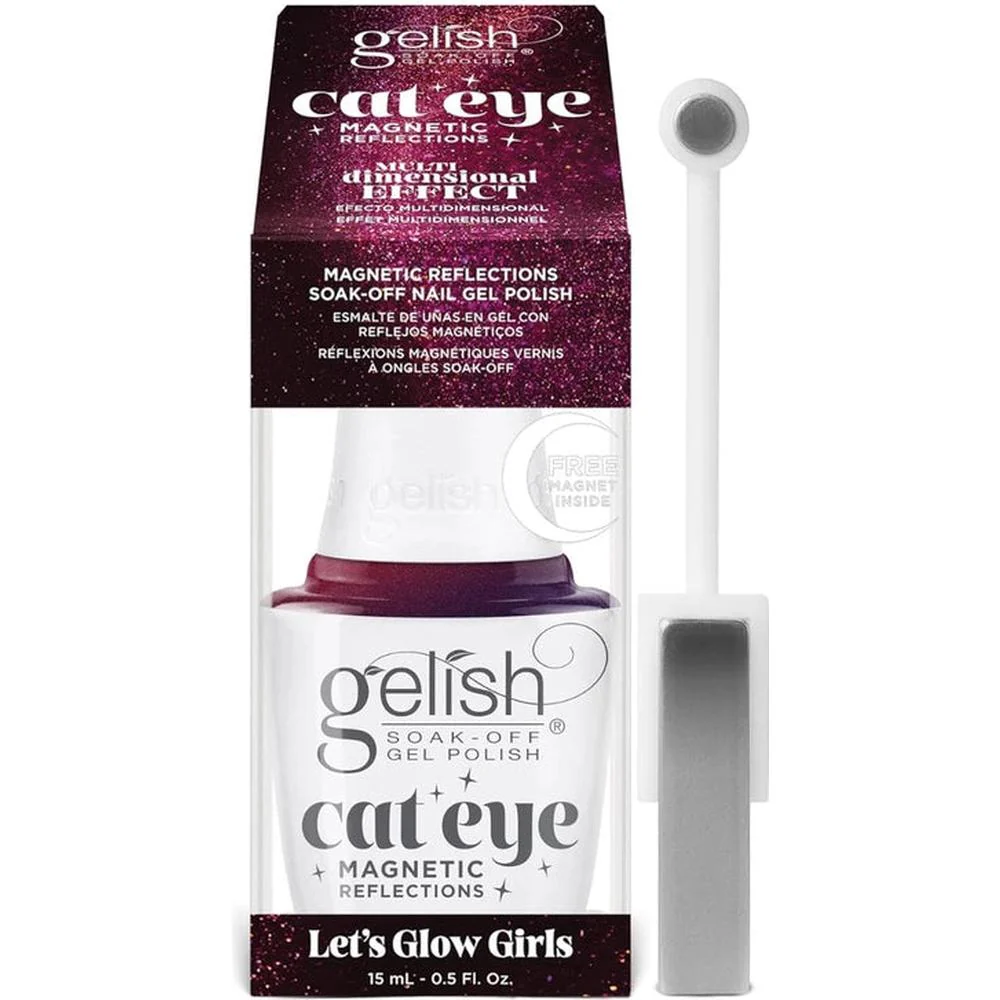 Gelish Soak-Off Gel Polish Magnetic Cat Eye - Let's Glow Girls! / 0.5 oz.