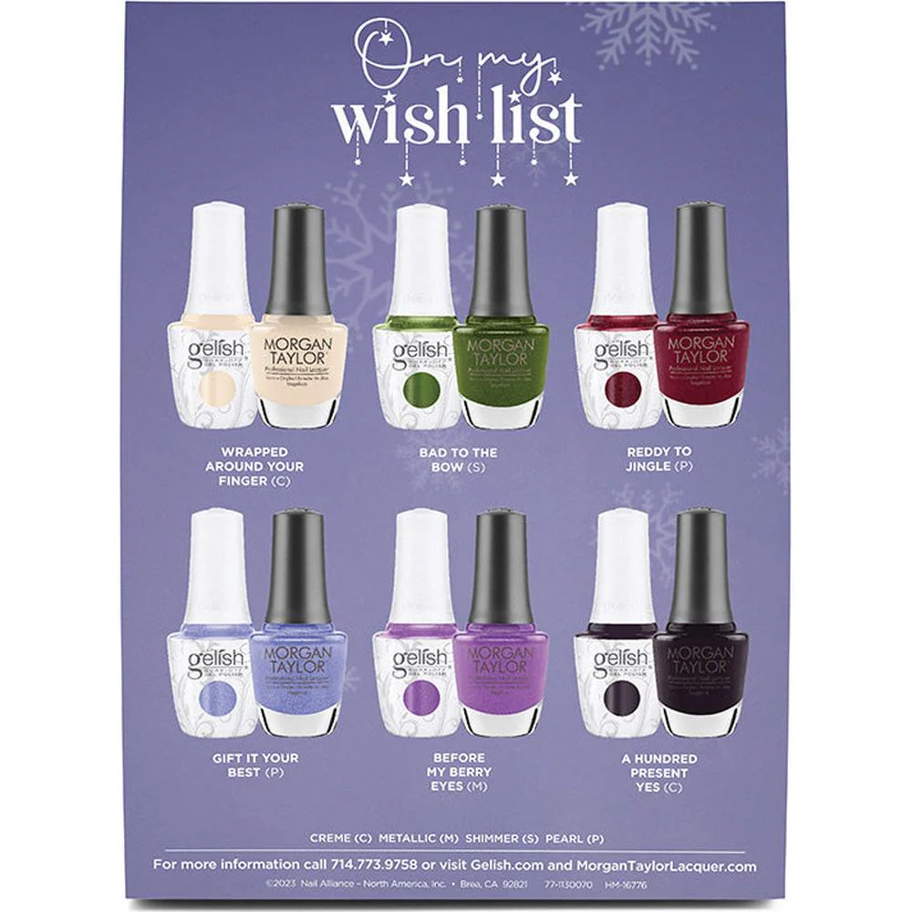 Gelish Soak-Off Gel Polish - On My Wish List Collection - Reddy To Jingle / 0.5 oz. - 15 mL. - Image 3