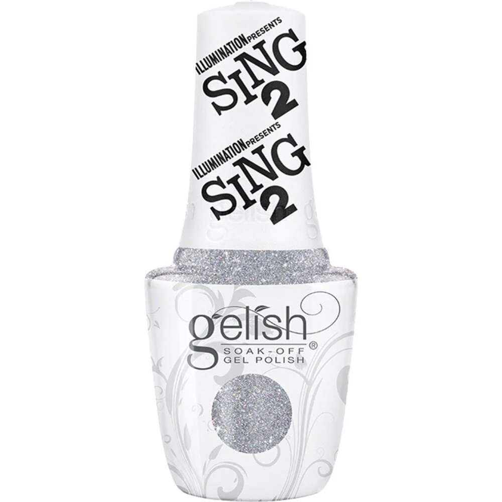 Gelish Soak-Off Gel Polish - Sing 2 Collection - Coming Up Crystal / 0.5 oz. - 15 mL. - Image 2