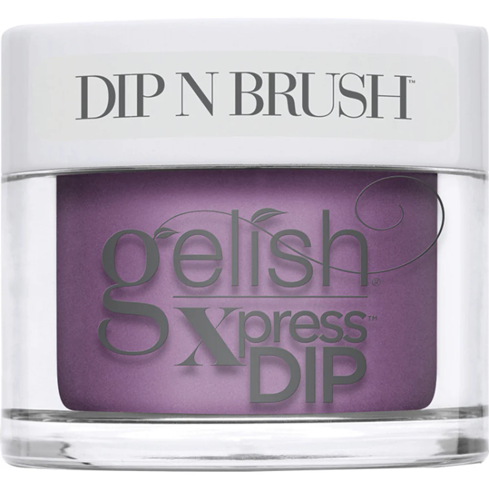 Gelish Xpress Dip - Pure Beauty Collection - Malva - A medium purple crème suitable for full coverage and versatile in matching other colors / 43g - 1.5 oz.
