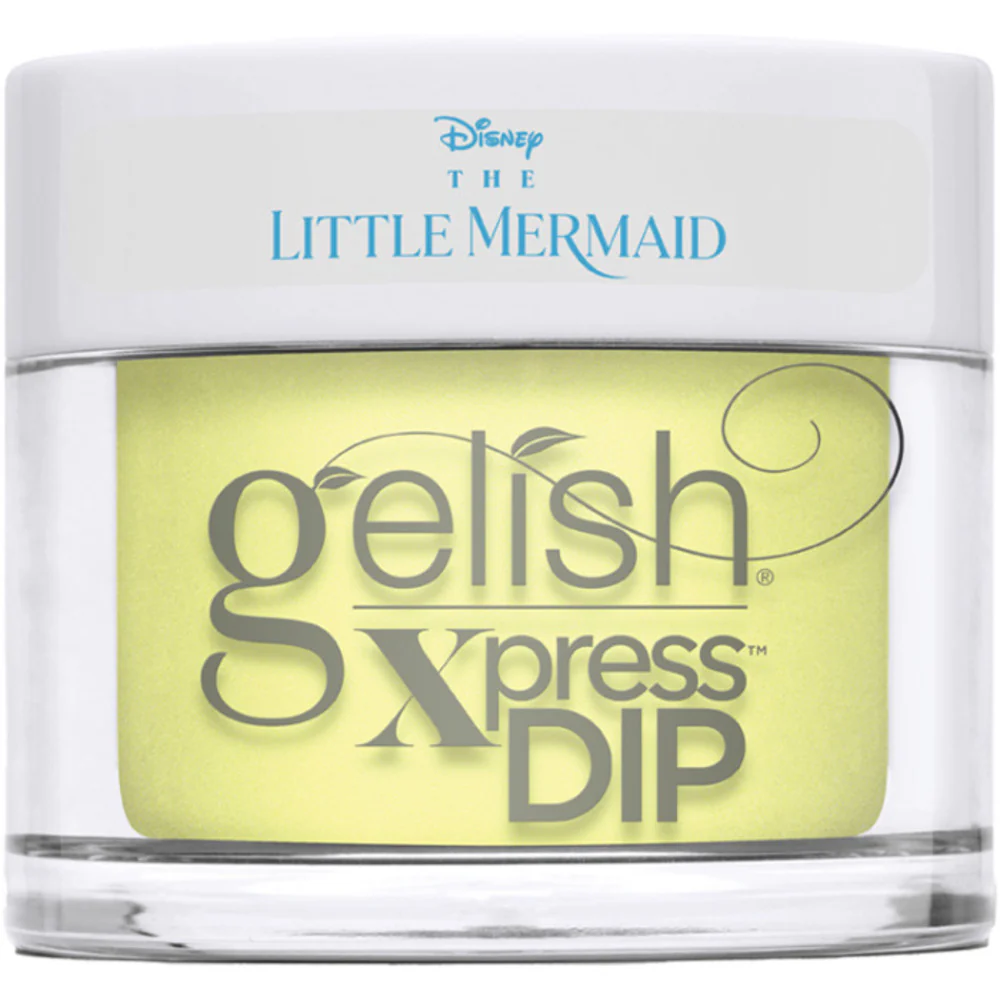Gelish Xpress Dip - Splash Of Color Collection in Celebration of Disney's film The Little Mermaid - All Sands on Deck / 1.5 oz.