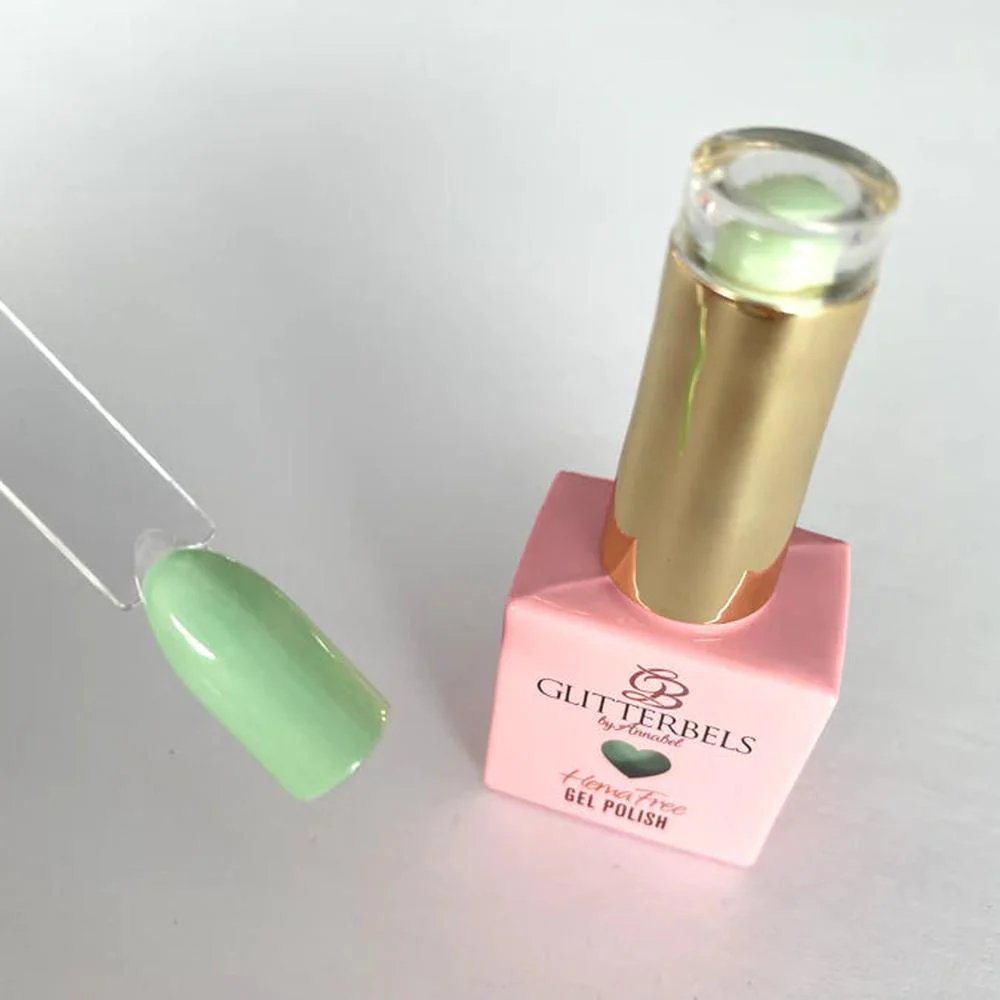 Glitterbels Hema-Free Gel Polish - Matcha Tea / 0.27 fl. oz. - Image 2