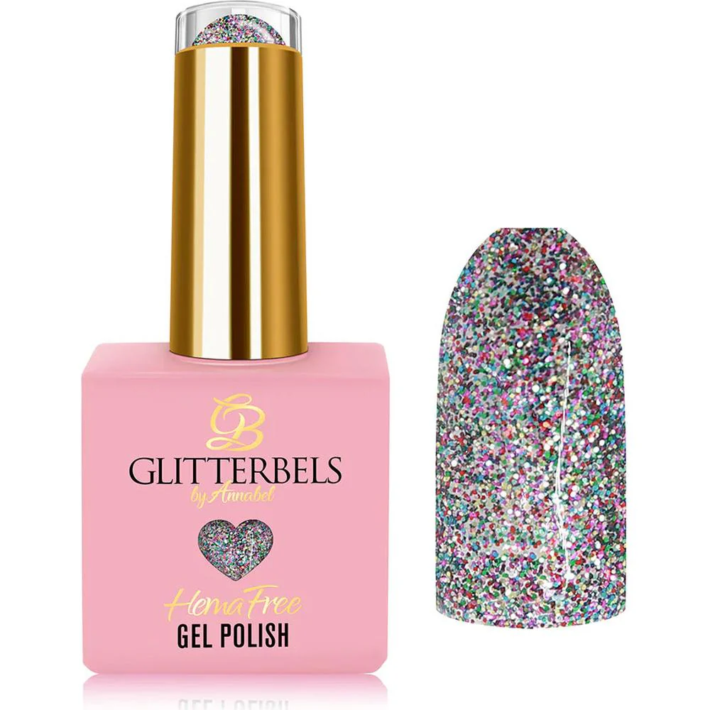 Glitterbels Hema-Free Gel Polish - Rock Chick Collection - END OF THE SHOW / 0.27 fl. oz.