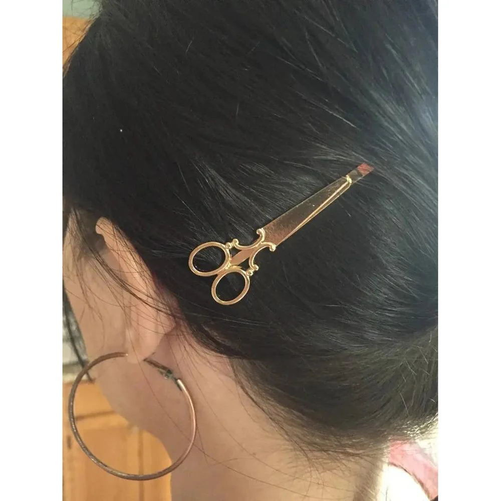 Gold Scissor Hair Clip - Image 3
