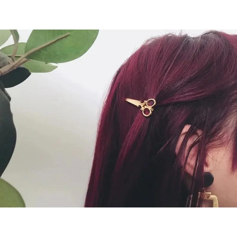 Gold Scissor Hair Clip - Image 4