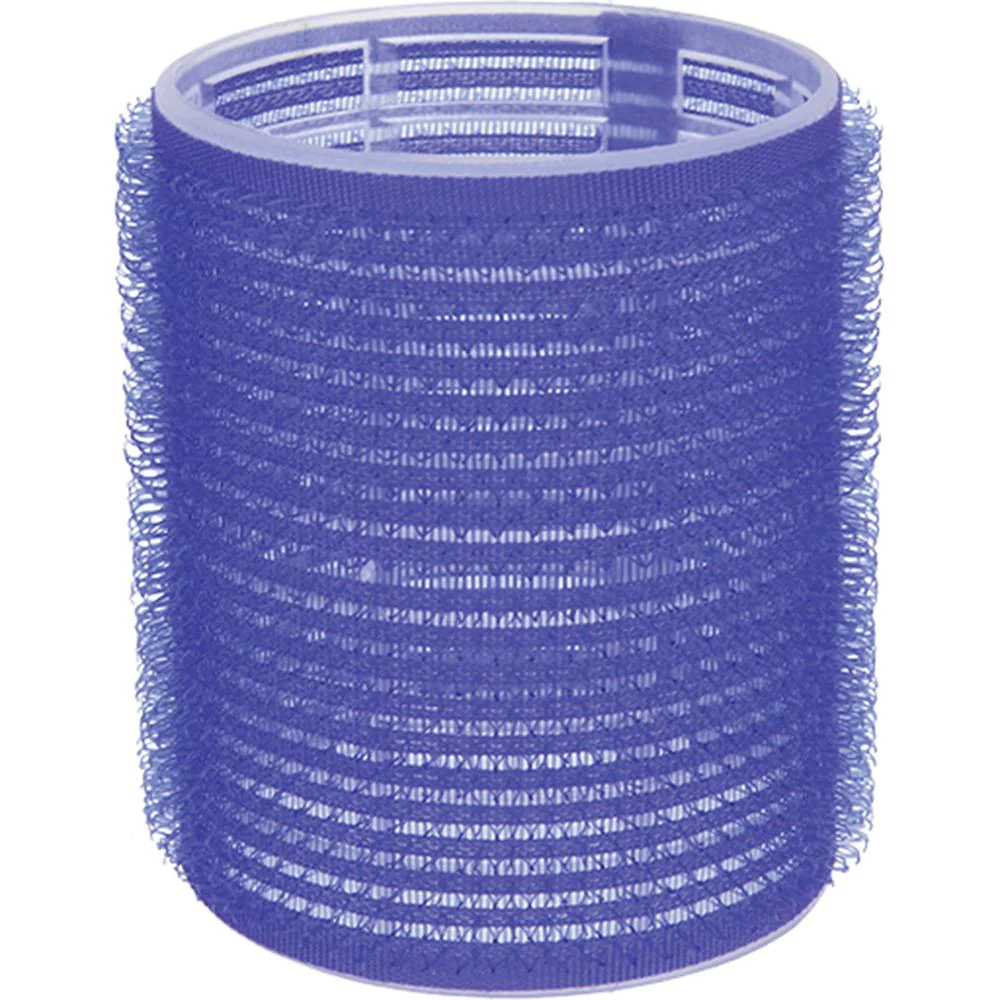 Hair Ware Body and Waves Self-Grip Rollers - Medium Blue 2" / 4 Pack