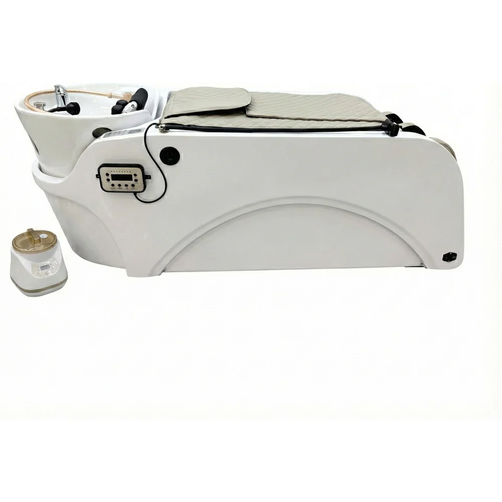 Halley Premium Head Spa & Steam Therapy Treatment Shampoo Bed by HANS Equipment - Image 2