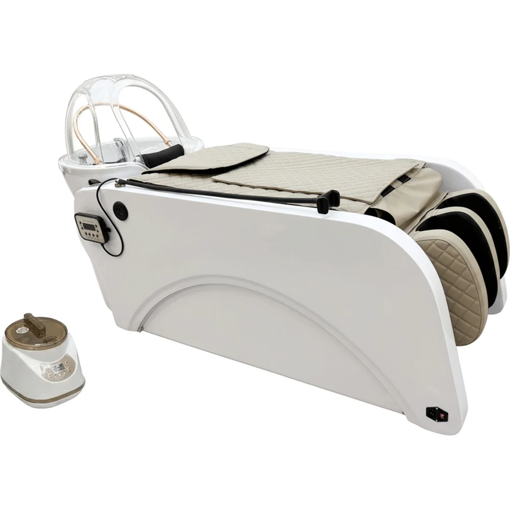 Halley Premium Head Spa & Steam Therapy Treatment Shampoo Bed by HANS Equipment - Image 3