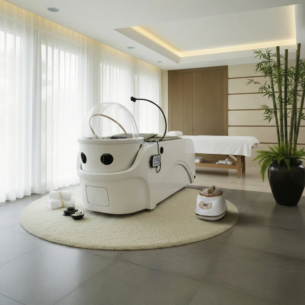 Halley Premium Head Spa & Steam Therapy Treatment Shampoo Bed by HANS Equipment - Image 9