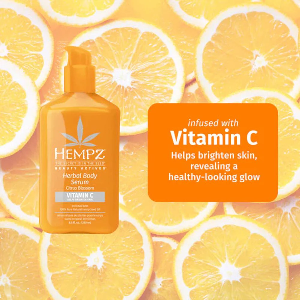 Hempz Citrus Blossom Herbal Body Serum with Vitamin C / 8.5 oz. - Image 6