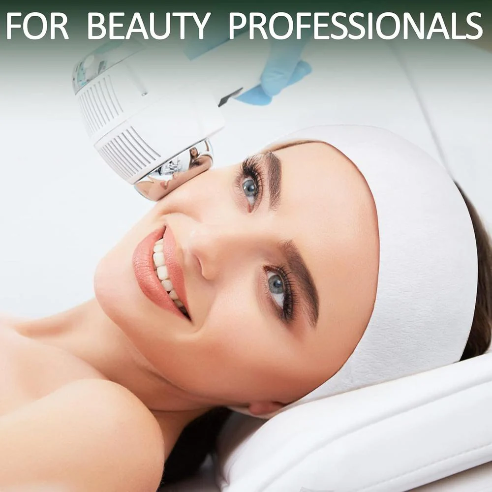 High-Quality Adjustable Length Disposable Headbands for Professional Use - Ideal for Injectables, Spas, Salons, Skincare, and Makeup Applications - White / 2.5" Wide X 18-28" Long / Case of 256 - Individually Wrapped - Image 4