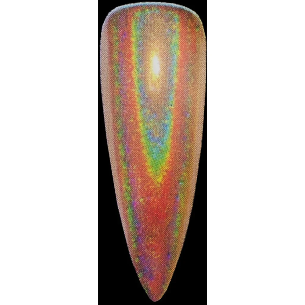 Holographic Nail Pigment Powder - Gold - Each - Image 2