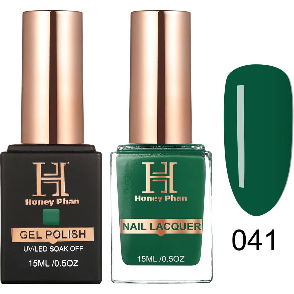 Honey's Nail Secret Duo - UV/LED Soak Off Gel Polish 0.5 oz. + Nail Lacquer 0.5 oz. - #HP 041