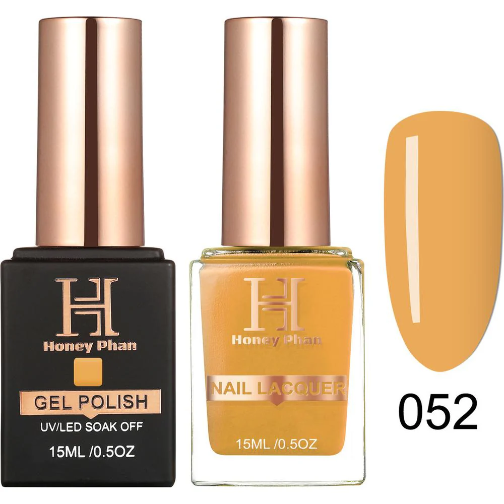 Honey's Nail Secret Duo - UV/LED Soak Off Gel Polish 0.5 oz. + Nail Lacquer 0.5 oz. - #HP 052
